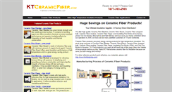 Desktop Screenshot of ktceramicfiber.com